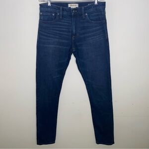 NWT Madewell Skinny W 32 L 34 Dark Wash Jeans